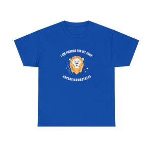 Adult Apraxia Awareness December 2025 Adult Tee — "Apraxia Warrior" Names Collection