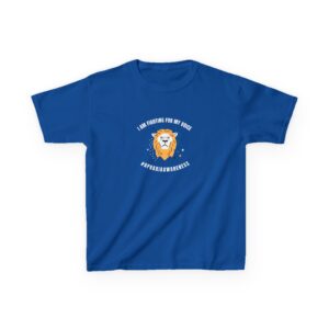 Kids T‑Shirt — Apraxia Awareness Golden Lion Graphic Tee for Children